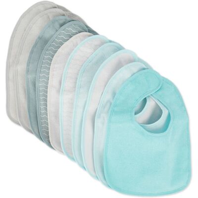 Bieco Baby Lätzchen-Set - Wasserdicht Baumwolle, Polyester, PEVA - 10 Stück Bieco Baby Lätzchen-Set - Wasserdicht Baumwolle, Polyester, PEVA - 10 Stück