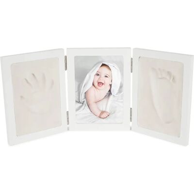 Bieco Baby Foto & Fußabdruck Rahmen - 3-Fach Bieco Baby Foto & Fußabdruck Rahmen - 3-Fach