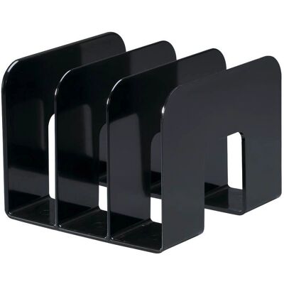 Durable Document Organizer - 3 Compartments 65mm - L215 x H165 x P210 mm - Black Beech / White Durable Document Organizer - 3 Compartments 65mm - L215 x H165 x P210 mm - Black Beech / White