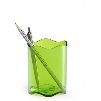 Support pour stylos/crayons Durable Trend - vert clair translucide - Publicité Support pour stylos/crayons Durable Trend - vert clair translucide - Publicité