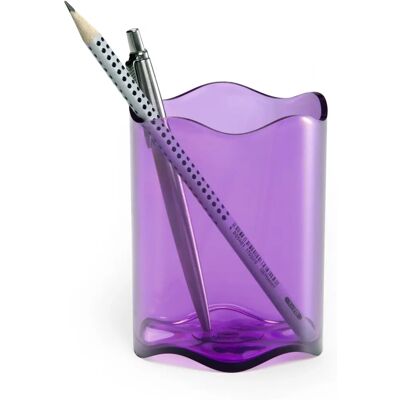 Durable Modèle 102 mm - Porte-stylo - Violet translucide - Publicité Durable Modèle 102 mm - Porte-stylo - Violet translucide - Publicité
