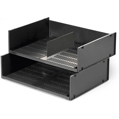 DURABLE 1700786058 BRIEFBASKET OPTIMO A3 QUERFORMAT Antrazit 4 Stück DURABLE 1700786058 BRIEFBASKET OPTIMO A3 QUERFORMAT Antrazit 4 Stück