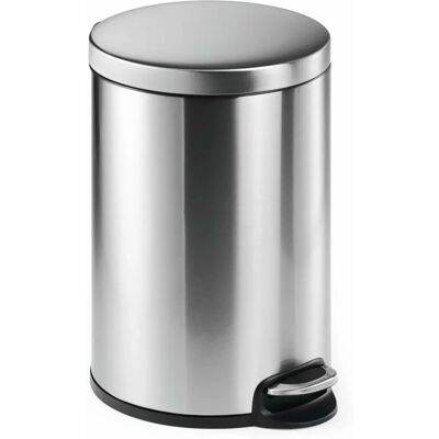 Durable 340223 Stainless Steel Pedal Bin 20 L - Trash Can Durable 340223 Stainless Steel Pedal Bin 20 L - Trash Can