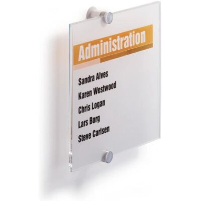 Durable 482419 Customizable Indoor Sign - Door Sign Durable 482419 Customizable Indoor Sign - Door Sign