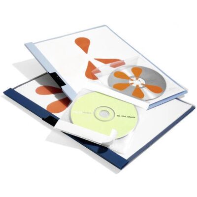 Durable 521019 Étui à disques optiques - Capacité 1 CD/DVD - Transparent Durable 521019 Étui à disques optiques - Capacité 1 CD/DVD - Transparent