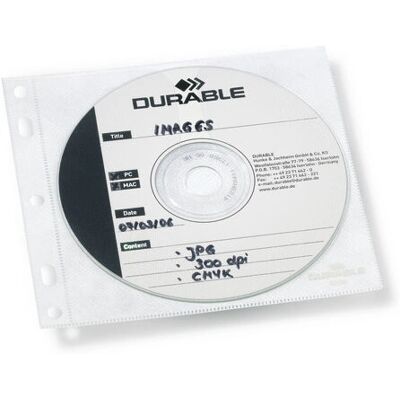 Durable 5239-19 Hülle - 1 Disc, Transparent - Hüllen für CD/DVD Durable 5239-19 Hülle - 1 Disc, Transparent - Hüllen für CD/DVD