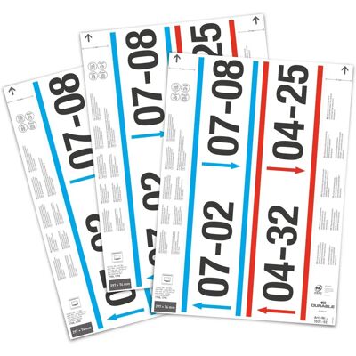 DURABLE White Label Holder 297x74 mm - Label Holder DURABLE White Label Holder 297x74 mm - Label Holder