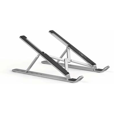 Durable Silver Laptop Stand - Laptop & Tablet Holder Durable Silver Laptop Stand - Laptop & Tablet Holder