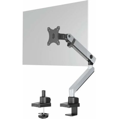 Suporte de monitor prateado Durable - Compatível com VESA 75/100 21-27 polegadas Suporte de monitor prateado Durable - Compatível com VESA 75/100 21-27 polegadas