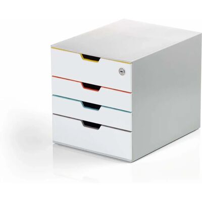 Durable VariColor Mix 4 Safe Grey Plastic - Drawer Box Durable VariColor Mix 4 Safe Grey Plastic - Drawer Box