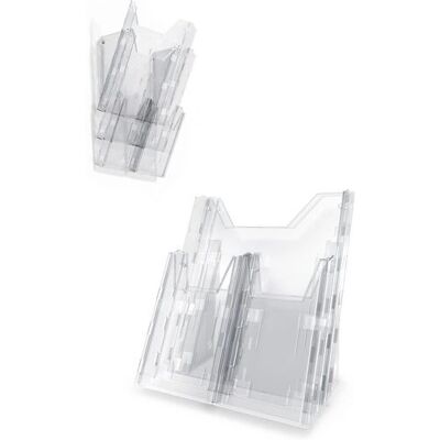 Durable COMBIBOXX Pro literature rack - versatile transparent display system Durable COMBIBOXX Pro literature rack - versatile transparent display system