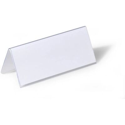 DURABLE Table Place Name Holders 63x150mm DURABLE Table Place Name Holders 63x150mm