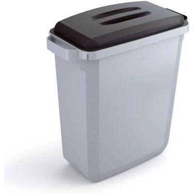 DURABLE Durabin 60 Mülleimer - 60L, Grau, Schwarz - Für Innen DURABLE Durabin 60 Mülleimer - 60L, Grau, Schwarz - Für Innen