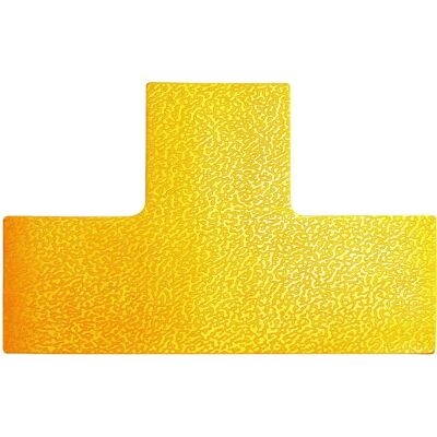 Marcatura autoadesiva a forma di T per pavimenti - Giallo - Etichetta autoadesiva Marcatura autoadesiva a forma di T per pavimenti - Giallo - Etichetta autoadesiva
