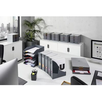 DURABLE 770657 VARICOLOR FOLDFOGÓ Csomag 5 Antracit Szürke DURABLE 770657 VARICOLOR FOLDFOGÓ Csomag 5 Antracit Szürke