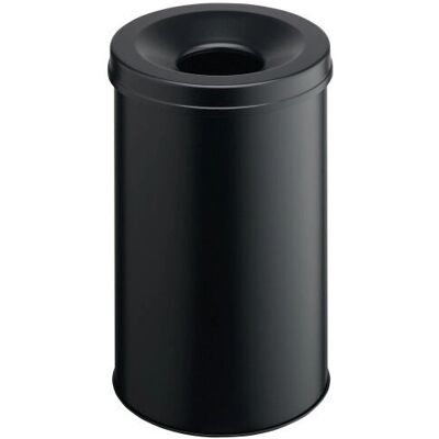 DURABLE Papierkorb sicher rund schwarz 30l DURABLE Papierkorb sicher rund schwarz 30l
