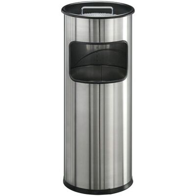 Durable 3373 - Cenicero con cubo - 17L - Plata Durable 3373 - Cenicero con cubo - 17L - Plata