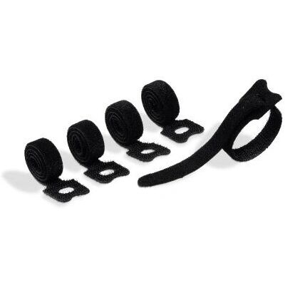 Haltbare Cavoline Modell 503601 Wiederverwendbare Klettverschluss-Kabelbinder - Schwarz Haltbare Cavoline Modell 503601 Wiederverwendbare Klettverschluss-Kabelbinder - Schwarz