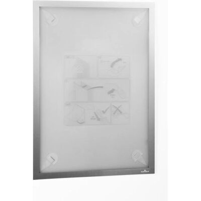 DURABLE DURAFRAME WALLPAPER Silver - Wallpaper Sign Holder DURABLE DURAFRAME WALLPAPER Silver - Wallpaper Sign Holder