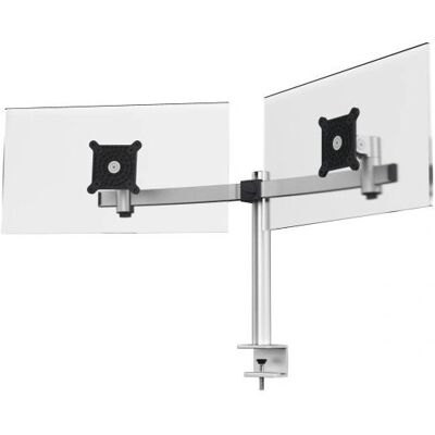 Durable Dual Monitor Mount - Adjustable, VESA 75/100, 21-27" Durable Dual Monitor Mount - Adjustable, VESA 75/100, 21-27"