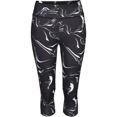 LASCANA ACTIVE Black Marble Leggings - Sporthose LASCANA ACTIVE Black Marble Leggings - Sporthose