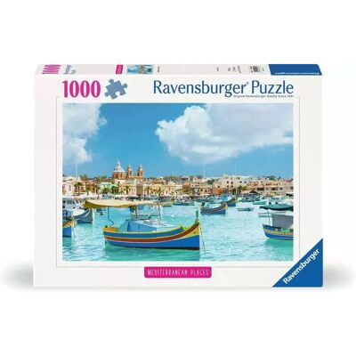 Ravensburger 12000028 Malta Mediterráneo 1000 Piezas Puzzle - Rompecabezas Ravensburger 12000028 Malta Mediterráneo 1000 Piezas Puzzle - Rompecabezas