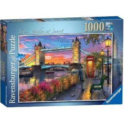 Ravensburger Turmbrücke - Sonnenuntergang 1000-Teile Puzzle Ravensburger Turmbrücke - Sonnenuntergang 1000-Teile Puzzle