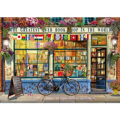 Ravensburger Das größte Buchgeschäft Garry Walton 1000 Stück Puzzle - Puslespill Ravensburger Das größte Buchgeschäft Garry Walton 1000 Stück Puzzle - Puslespill