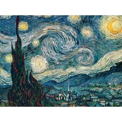Puzzle Van Gogh Notte Stellata - 1500 pezzi - Collezione d'arte Puzzle Van Gogh Notte Stellata - 1500 pezzi - Collezione d'arte