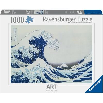 Ravensburger - Puzzle La Grande Vague de Kanagawa - Collection d'Art - 1000 Pièces Ravensburger - Puzzle La Grande Vague de Kanagawa - Collection d'Art - 1000 Pièces