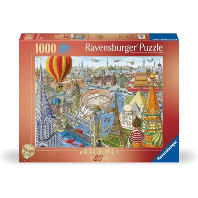 Ravensburger Around the World in 80 Days 1000 Piece Puzzle Ravensburger Around the World in 80 Days 1000 Piece Puzzle