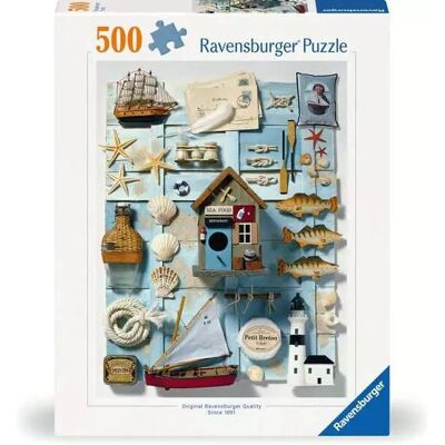 Ravensburger Puzzle 12000223 - Maritimes Flair - 500 Teile Puzzle Ravensburger Puzzle 12000223 - Maritimes Flair - 500 Teile Puzzle
