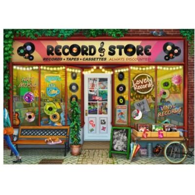 Puzzle Vintage Vinyl de Ravensburger - 1000 Art Puzzle Vintage Vinyl de Ravensburger - 1000 Art