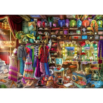 Ravensburger Backstage 1000-piece Puzzle - Colorful, Made in Germany Ravensburger Backstage 1000-piece Puzzle - Colorful, Made in Germany