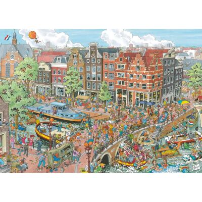 Ravensburger Puzzel 12000296 - Amsterdam - 1000 Stukjes Puzzel voor volwassenen en kinderen vanaf 14 jaar Ravensburger Puzzel 12000296 - Amsterdam - 1000 Stukjes Puzzel voor volwassenen en kinderen vanaf 14 jaar