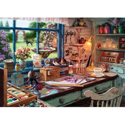 Ravensburger My Haven No.1 - Craft Shed Puzzle - 1000 Pieces Ravensburger My Haven No.1 - Craft Shed Puzzle - 1000 Pieces