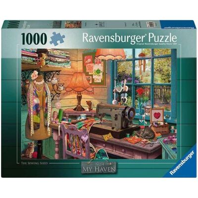 Ravensburger No 4 Sewing Shed 1000 Puzzle Ravensburger No 4 Sewing Shed 1000 Puzzle