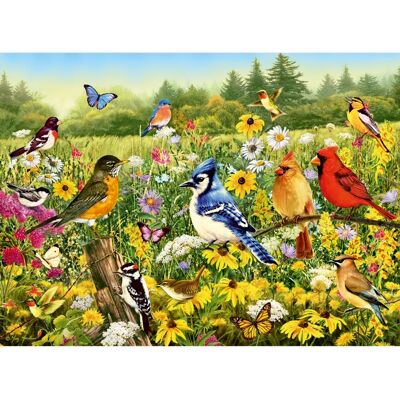 Ravensburger Ravensburger Fåglar på ängen 500-delars pussel Ravensburger Ravensburger Fåglar på ängen 500-delars pussel