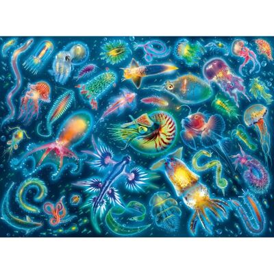 Ravensburger Farbenfrohe Quallen Puzzle - 500 Teile für Erwachsene & Kinder Ravensburger Farbenfrohe Quallen Puzzle - 500 Teile für Erwachsene & Kinder