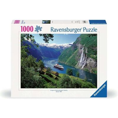 Ravensburger Norwegischer Fjord Puzzle 1000 Teile - Für Erwachsene & Kinder Ravensburger Norwegischer Fjord Puzzle 1000 Teile - Für Erwachsene & Kinder