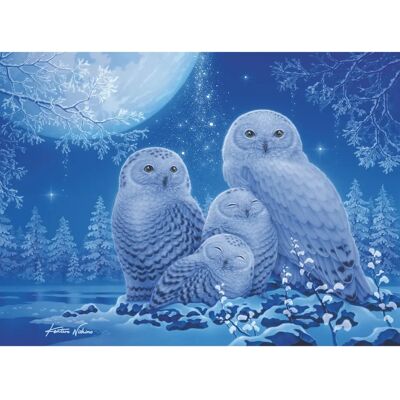 Rompecabezas Ravensburger Luz de la Luna de Búho - 500 Piezas - Luz Nocturna Rompecabezas Ravensburger Luz de la Luna de Búho - 500 Piezas - Luz Nocturna
