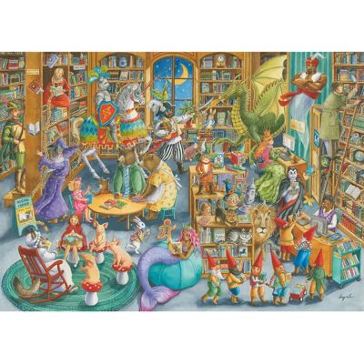Ravensburger Model Midnight At The Library 1000 Puzzle - Jigsaw puzzle Ravensburger Model Midnight At The Library 1000 Puzzle - Jigsaw puzzle