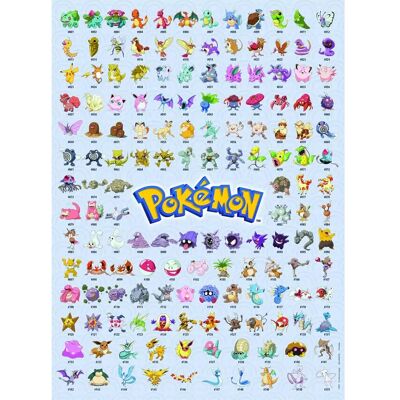 Ravensburger Pokémon Puzzle Pokédex 500 pieces - Puzzle Ravensburger Pokémon Puzzle Pokédex 500 pieces - Puzzle