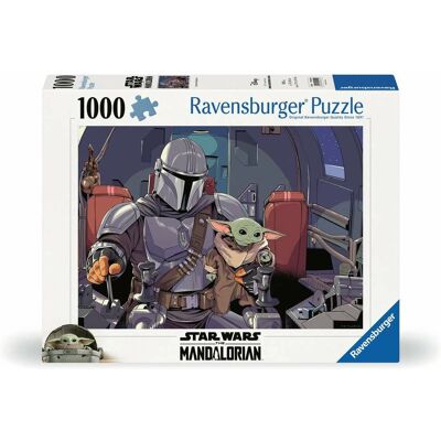 Puzzle Star Wars The Mandalorian - Ravensburger, 1000 Pezzi Puzzle Star Wars The Mandalorian - Ravensburger, 1000 Pezzi