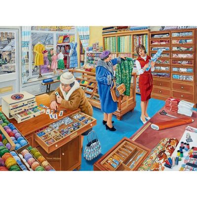 Ravensburger Happy Days at Work - Haberdasher Jigsaw Puzzle Ravensburger Happy Days at Work - Haberdasher Jigsaw Puzzle