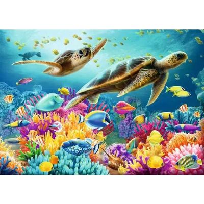 Ravensburger 12000577 Blå Underwaterverden 1000 Stykker Puzzle - Puzzle Ravensburger 12000577 Blå Underwaterverden 1000 Stykker Puzzle - Puzzle