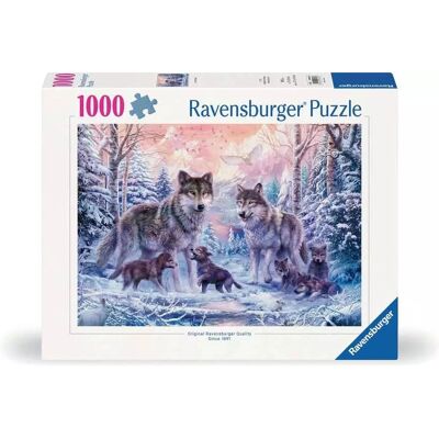 Puzzle de Ravensburger 12000647 - Loups arctiques - 1000 pièces Puzzle de Ravensburger 12000647 - Loups arctiques - 1000 pièces