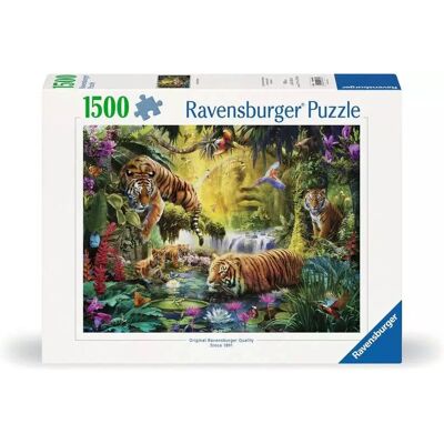 Ravensburger 16005 Tranquil Tigers Puzzle 1500 Pièces - Puzzle Ravensburger 16005 Tranquil Tigers Puzzle 1500 Pièces - Puzzle