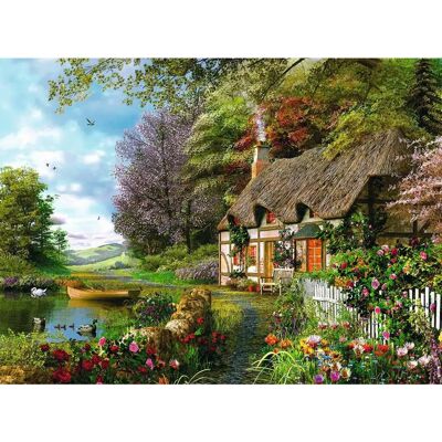 Ravensburger Puzzle 1500 Pieces - Country Cottage Ravensburger Puzzle 1500 Pieces - Country Cottage