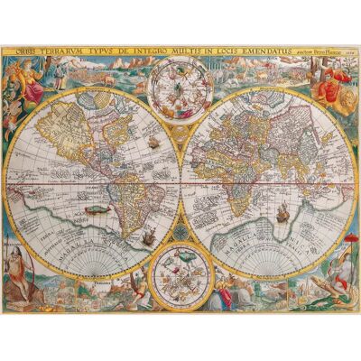 Ravensburger Modèle - Puzzle Carte Mondiale Historique - 1500 Pièces Ravensburger Modèle - Puzzle Carte Mondiale Historique - 1500 Pièces
